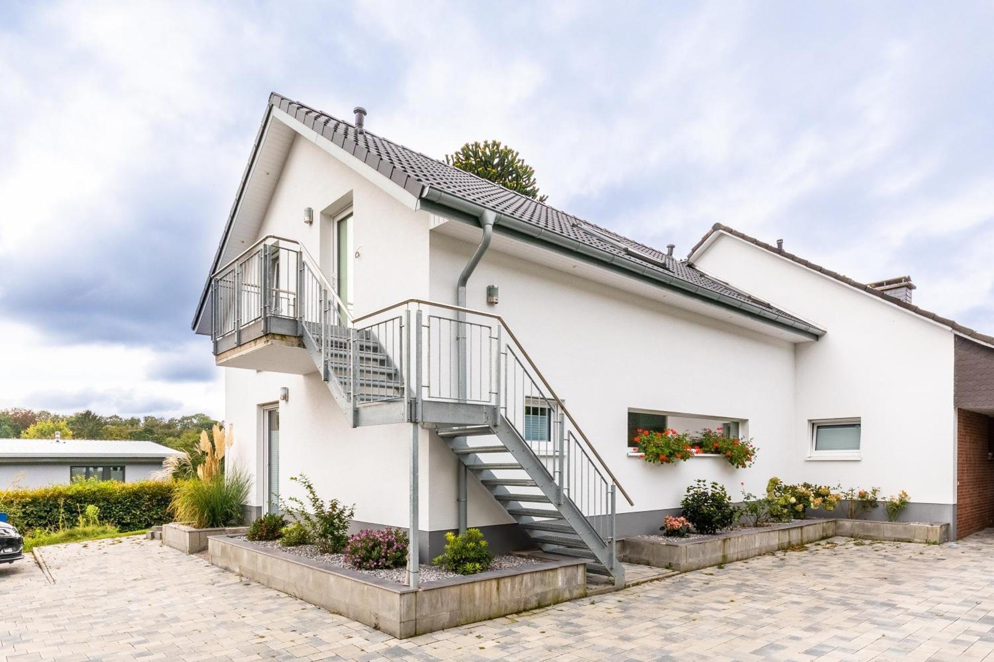 Ferienwohnung Gruener Weg Mit Grillplatz Tecklenburg Exteriér fotografie